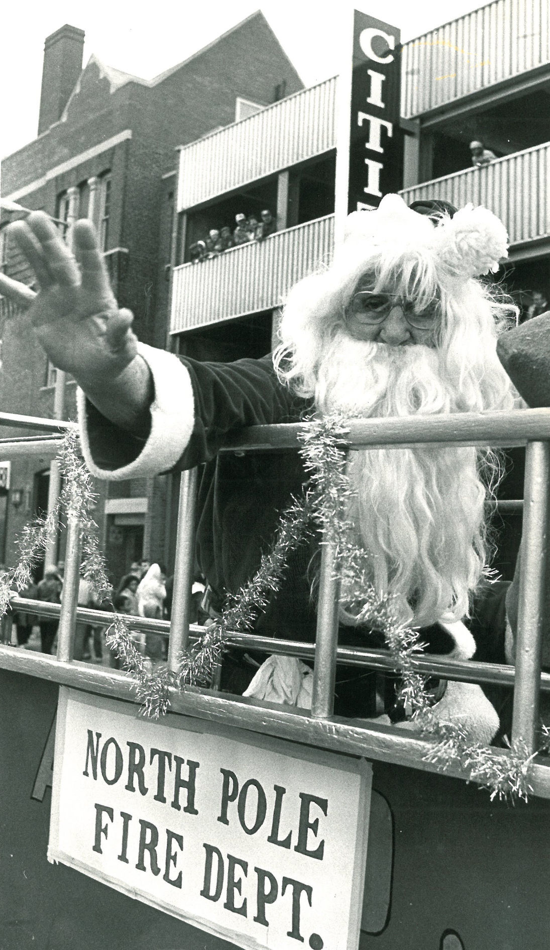 Santa checks in